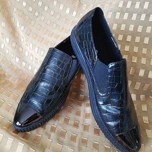 Women Chic Geox Italian Loafer Alligator